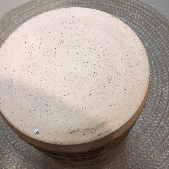 Hand-Made Pottery Vase with Unique Texture and Glazing - Picture 6 of 9